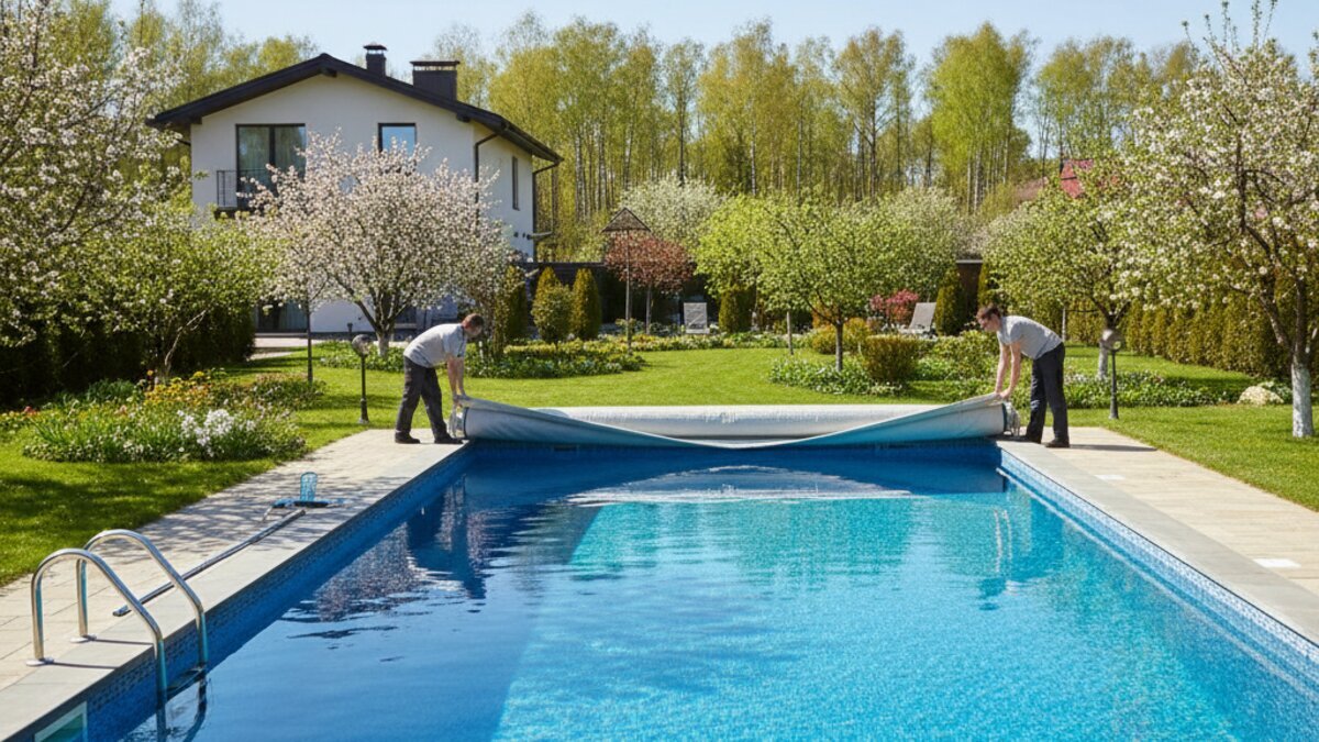 Открытие бассейна после зимы